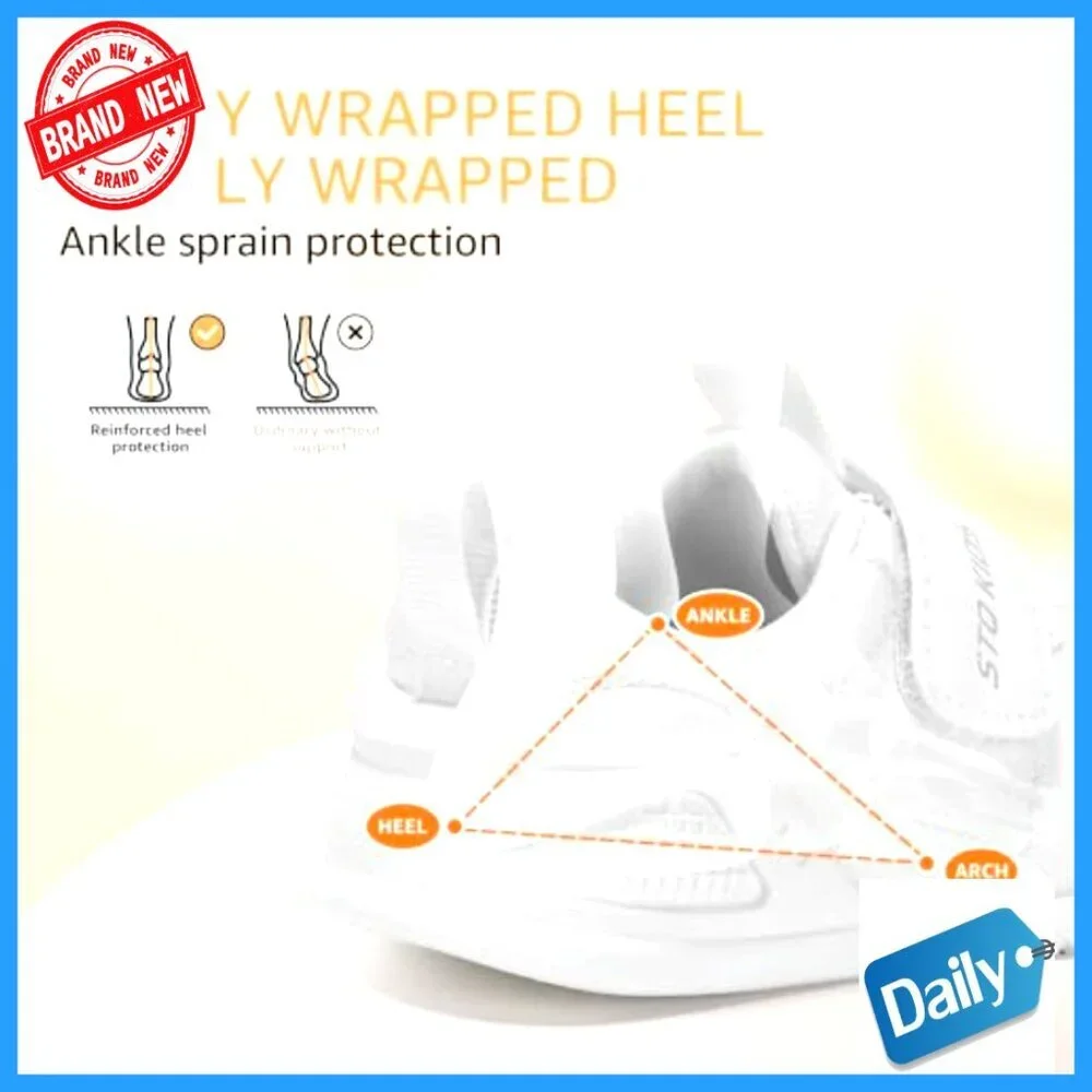 Infant First Walker Sneakers Wide Toe Box Non-Slip Sole Soft Mesh